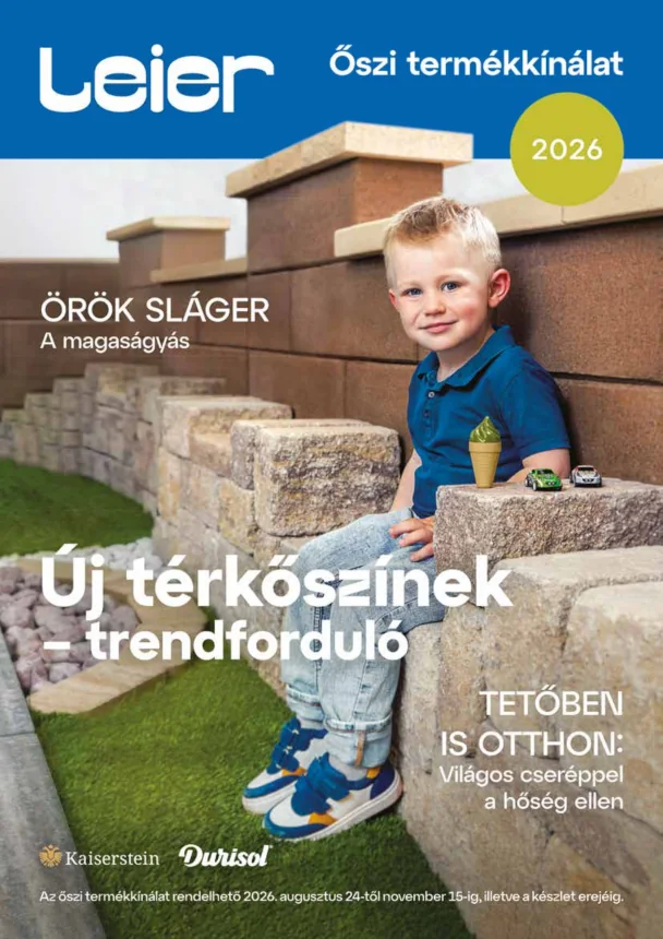 Leier Őszi Építőanyag kínálat