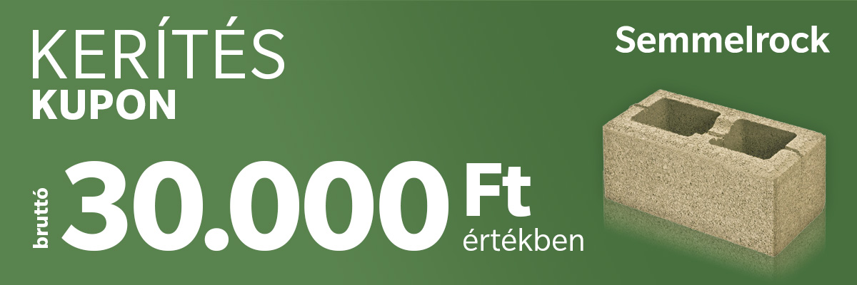 Semmelrock Kerítés Kupon