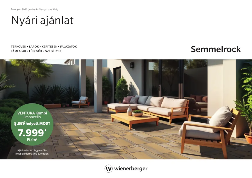Semmelrock Nyári Ajánlat
