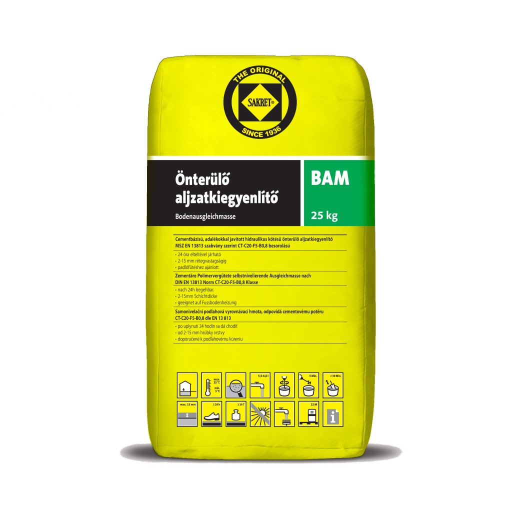 Sakret BAM aljzatkiegyenlítő