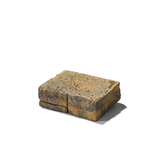 Semmelrock Bradstone Mountain Block Vágható blokk | Sárgásszürke