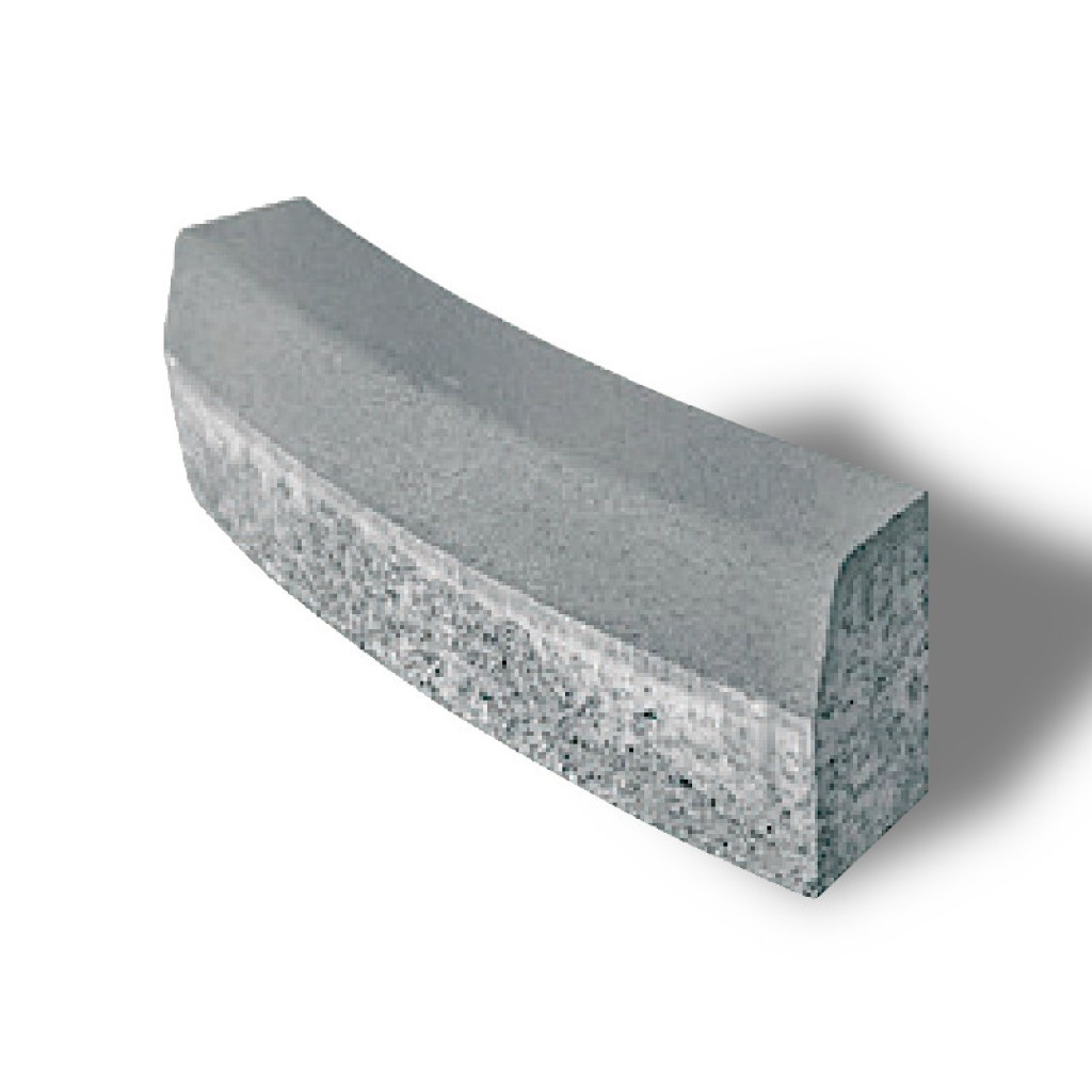 Semmelrock Íves útszegély 78 x 25 x 15 R:2m