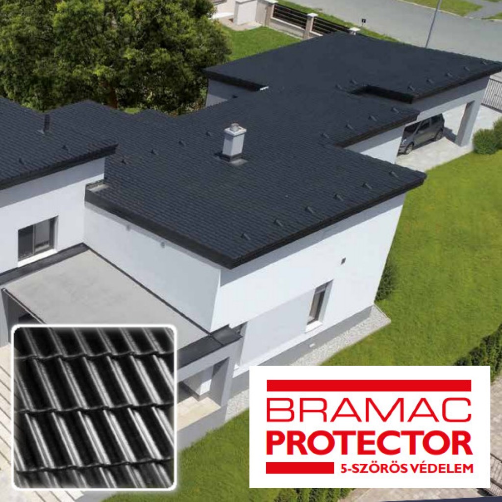 Bramac 7° Protector Alapcserép | ébenfekete