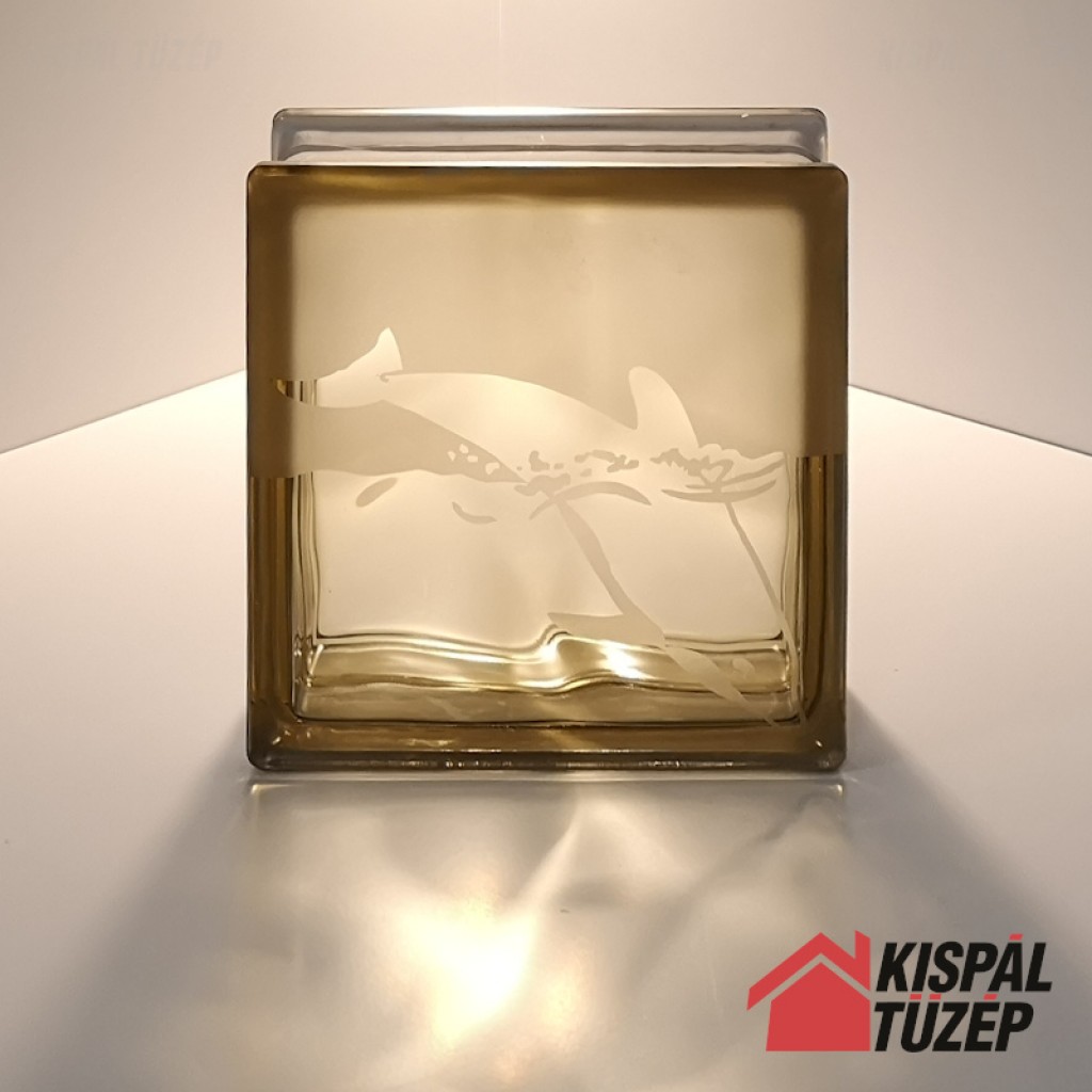 Delfines üvegtégla