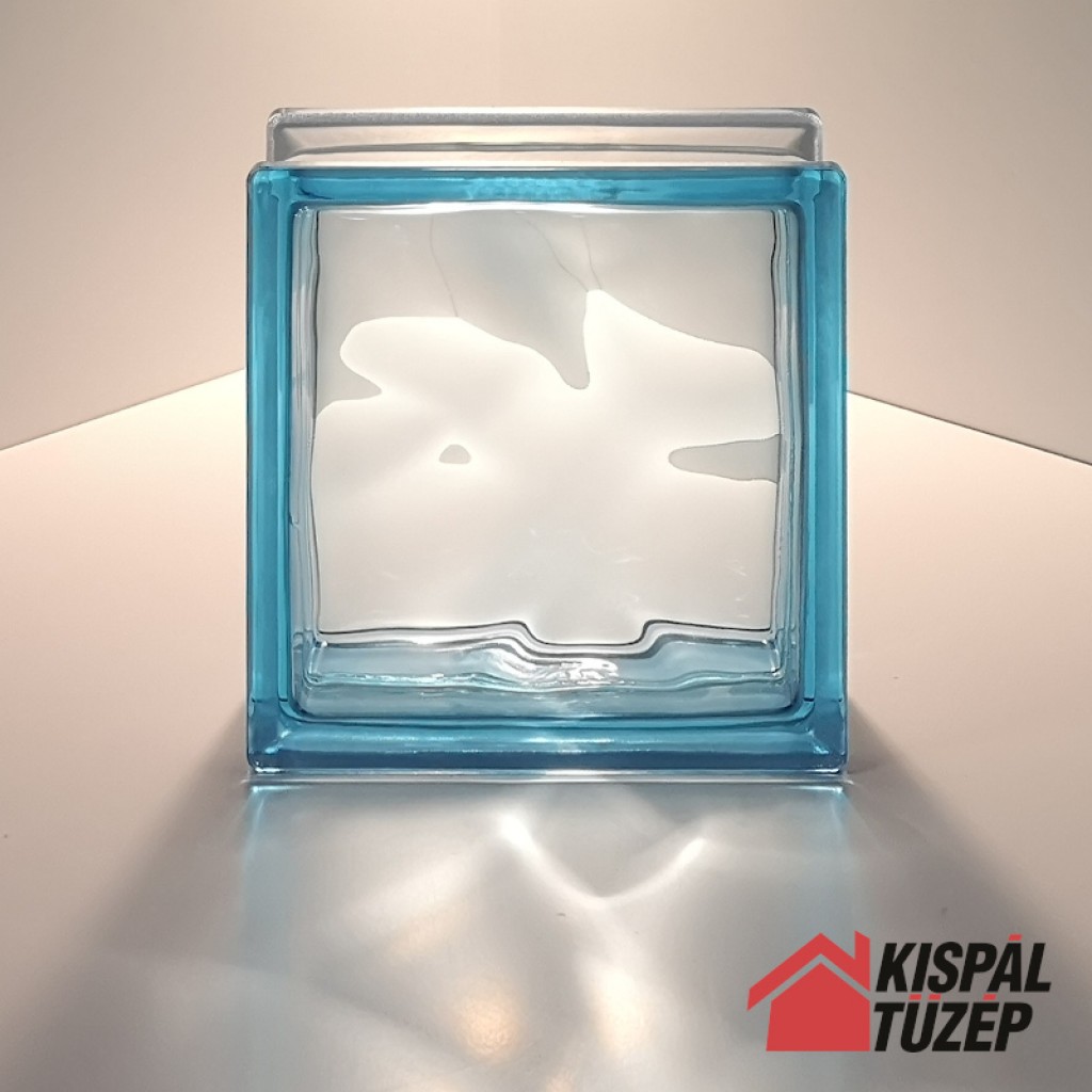 Azúrkék üvegtégla