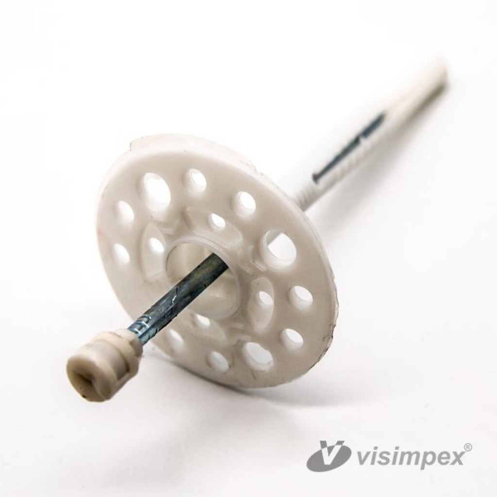 Szigeteléstartó, hőhídmentes acél szeggel