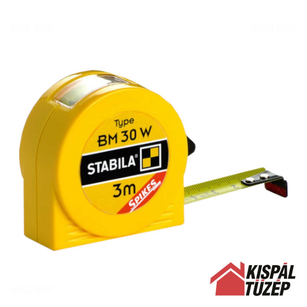 Stabila Zsebmérőszalag BM 30 W | Sárga