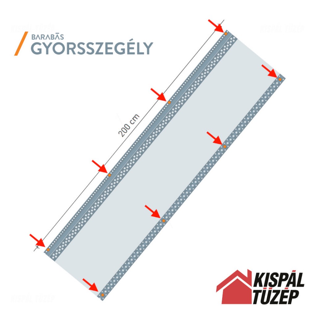 Barabás Rögzítőszeg | Szürke