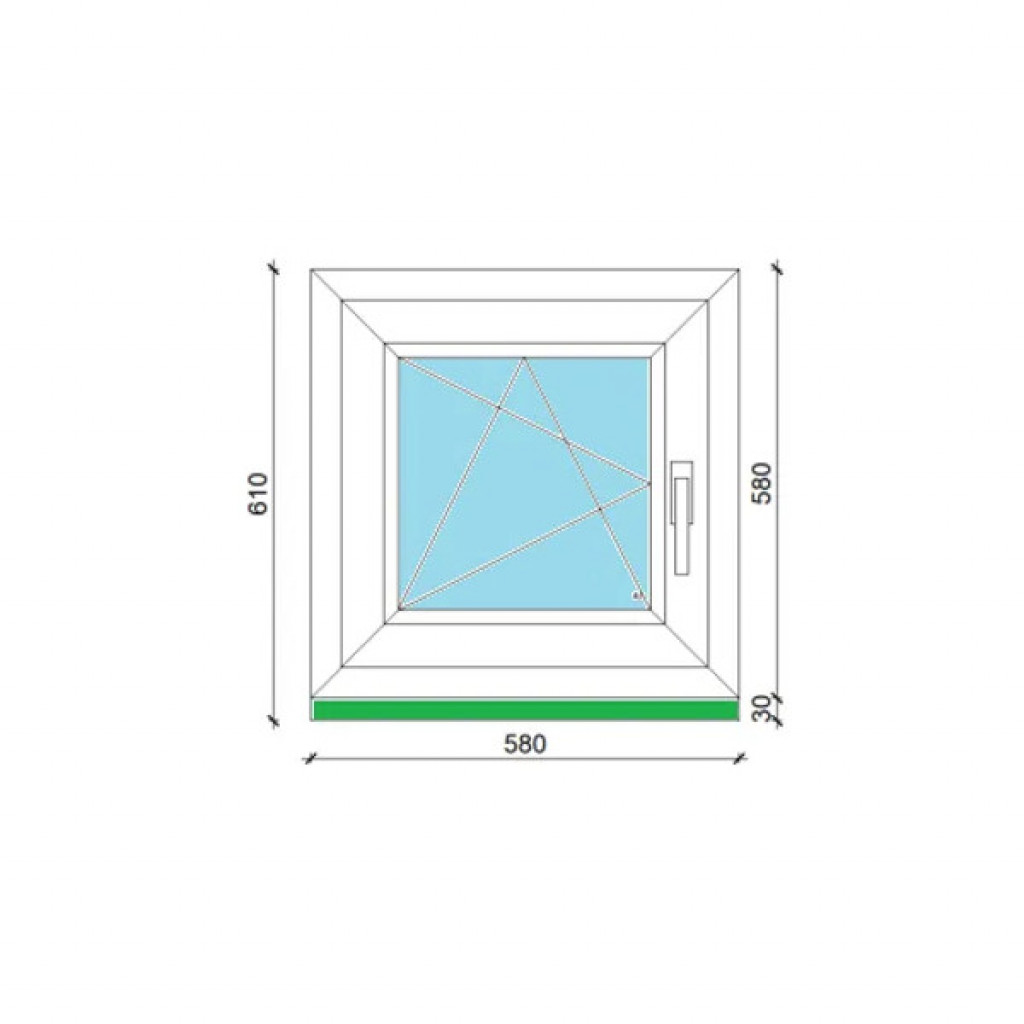 Műanyag Ablak | Világosszürke