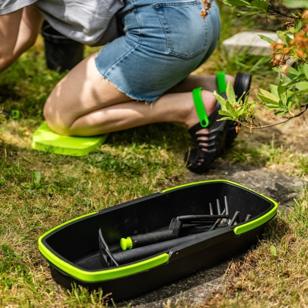 Stalco Kerti szerszámkészlet | Fekete-zöld