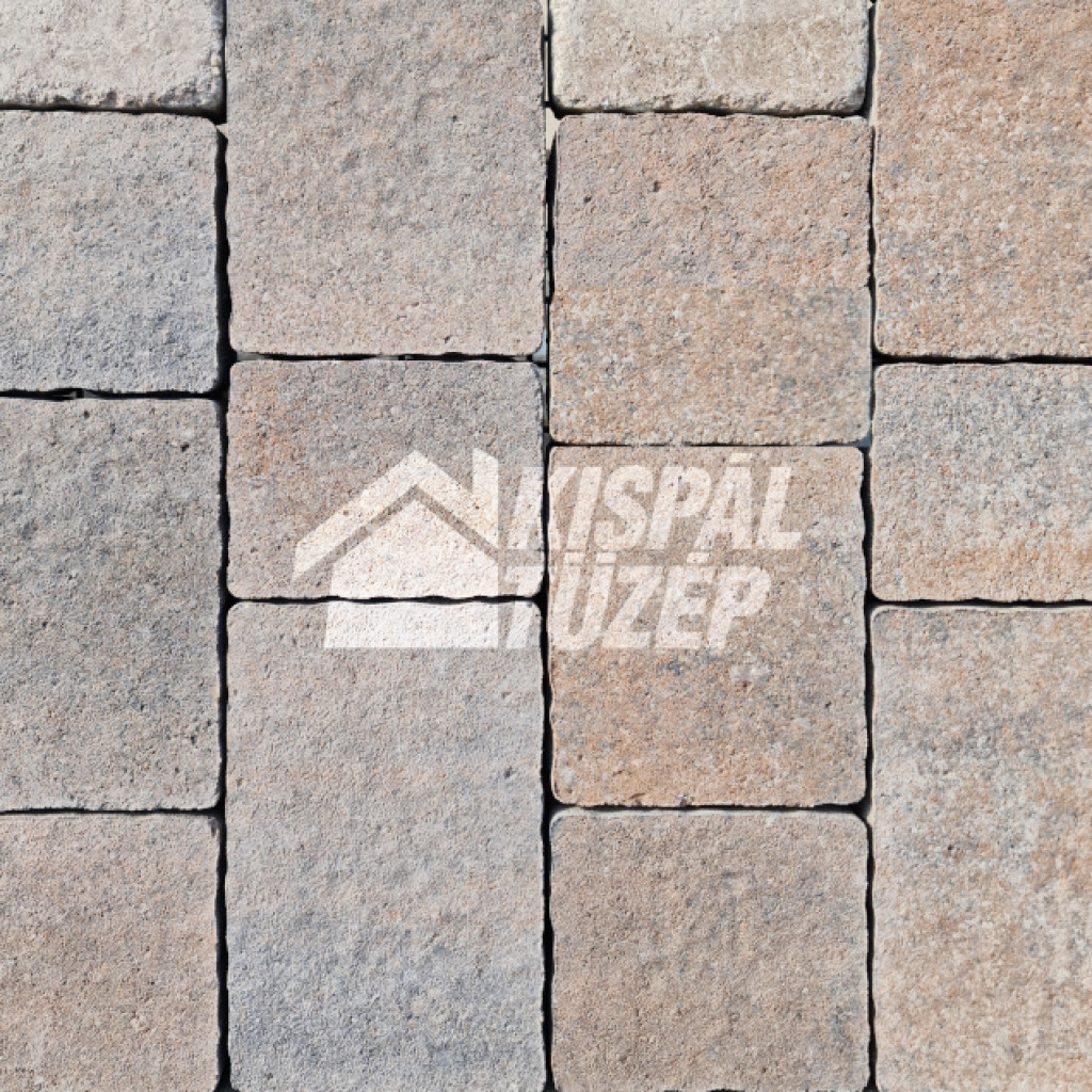 Leier Castrum Natúr térkő | Kagylóhéj Natúr Satírozott