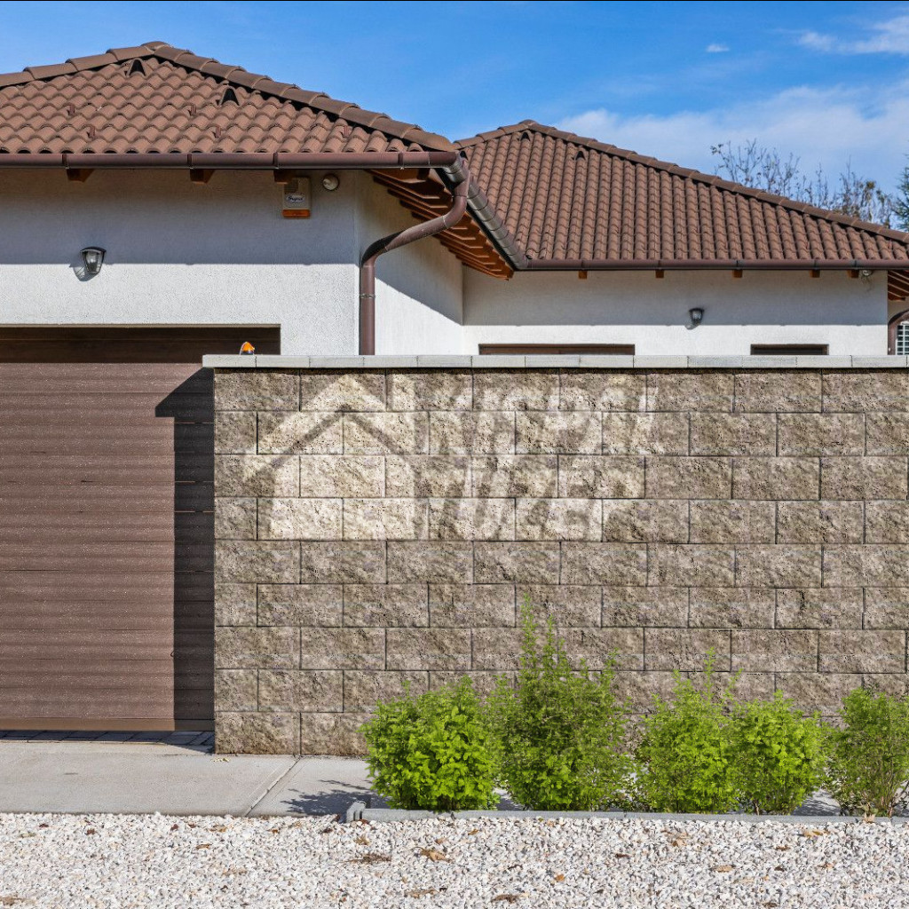 Leier Architektura kerítéskő | Beige-barna