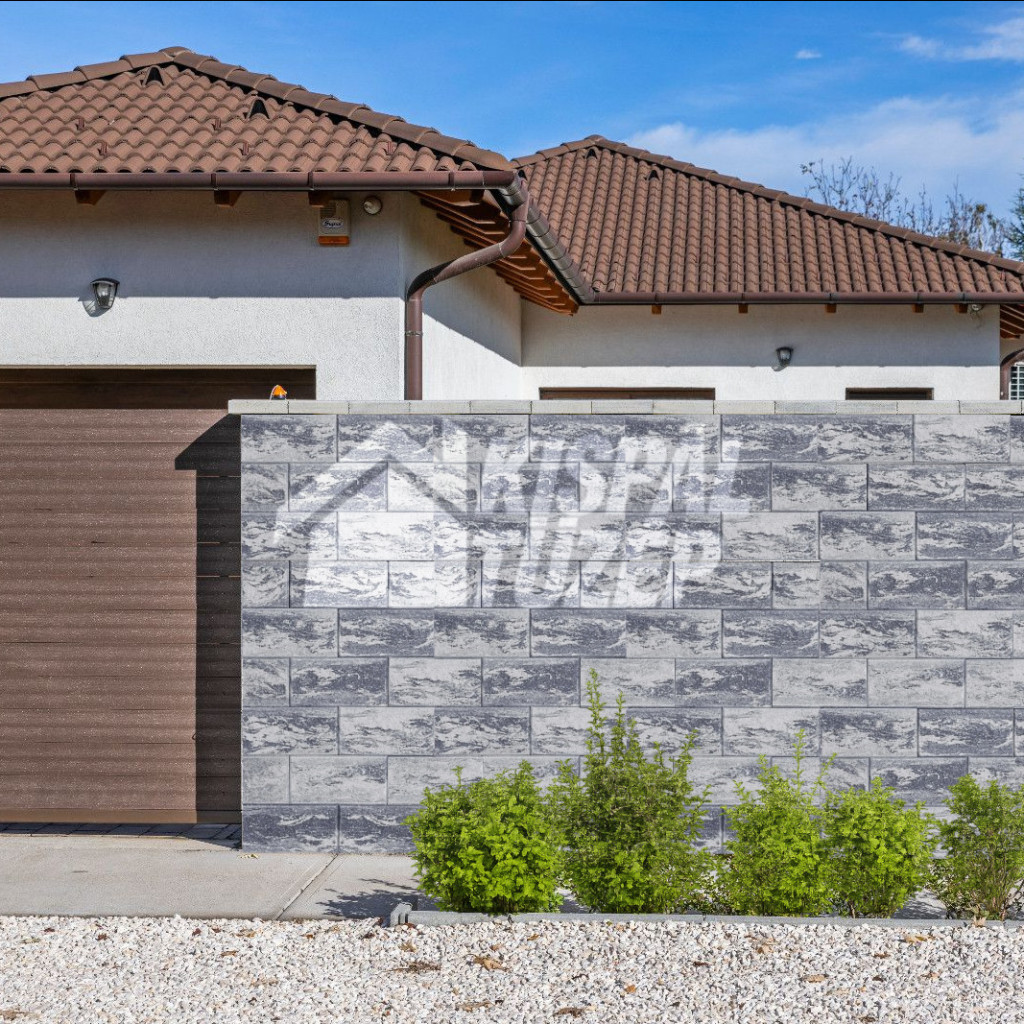 Leier Architektura kerítéskő | Feketemárvány