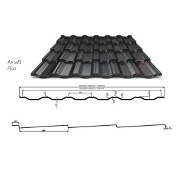 Blachdom Amalfi Plus 400 | Cserepeslemez