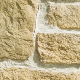 Homok-sárga FabroStone Castello falburkolat