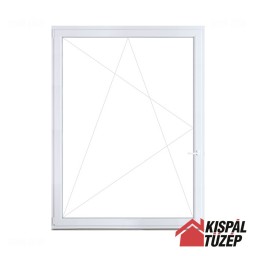 Selyemfényű fehér Műanyag Ablak | Bukó-nyíló ablak