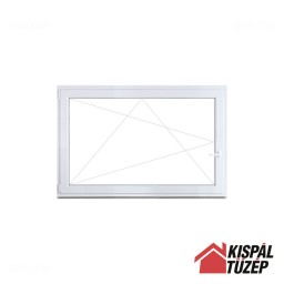 Selyemfényű fehér Műanyag Ablak | Bukó-nyíló ablak