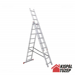 Háromrészes alumínium létra, multifunkciós - 3 x 7 fokos