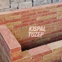 Sárga-vörös Leier Patio Térkő és falazókő