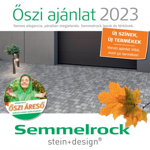 Semmelrock Őszi Térkő Ajánlat 2023